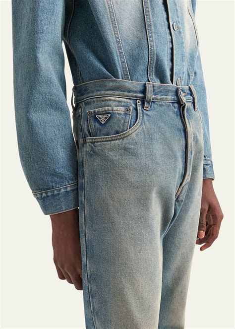 prada denim trousers mens|prada pants for men.